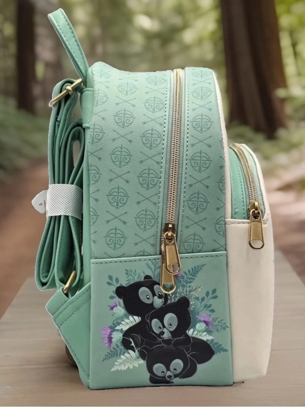 NEW w Tags Loungefly Disney / Pixar BRAVE - MERIDA & 3 Bears / Brothers Backpack